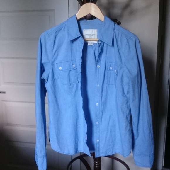 America Eagle Outfitters - Blue Denim Shirt - Picture 1 of 1